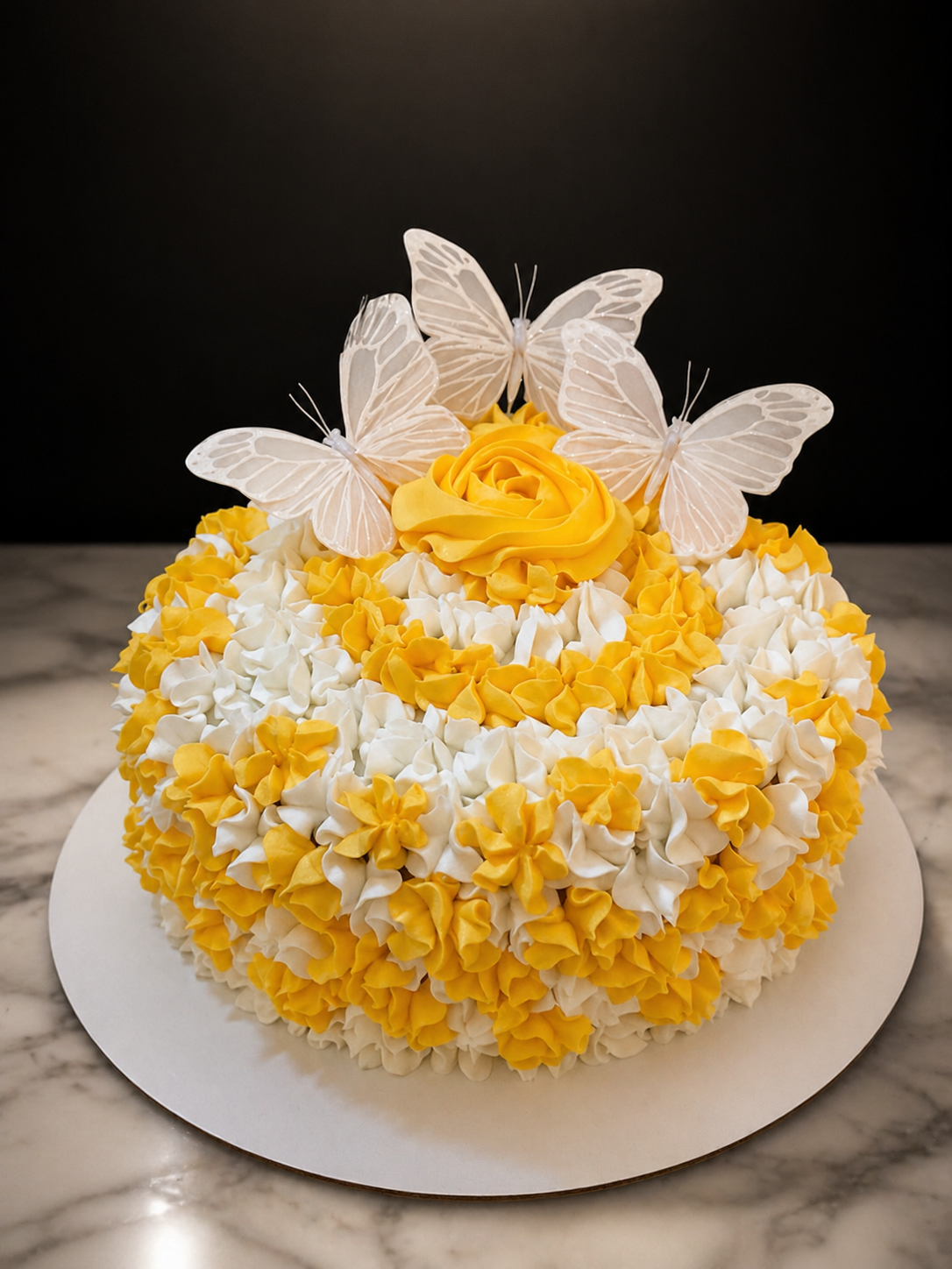 Butterfly Bloom Celebration Cake