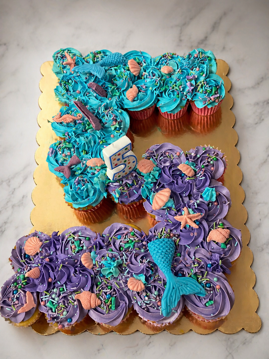 Custom Number Cupcake Set