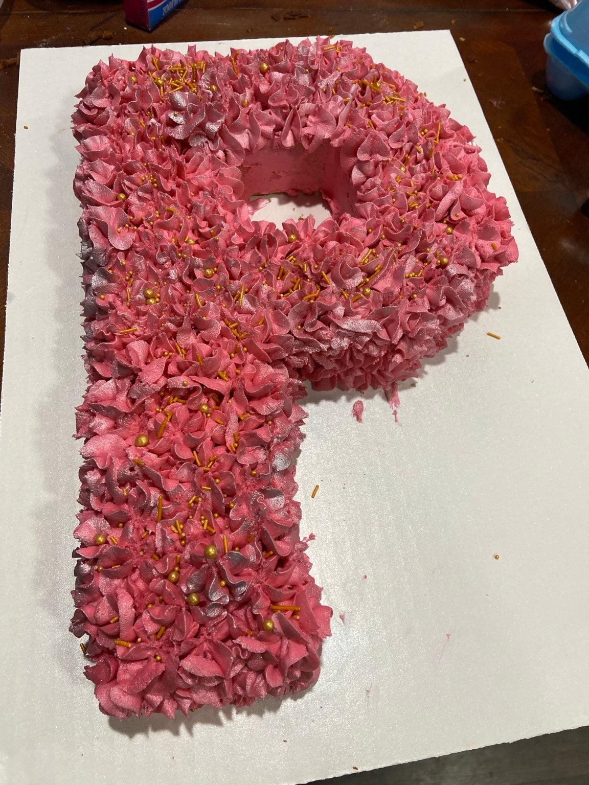 Custom Letter Cake